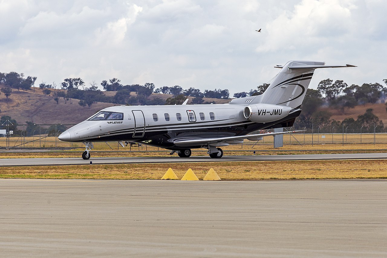 Charter aircraft types including a business jet used for Australian private and regional charter travel